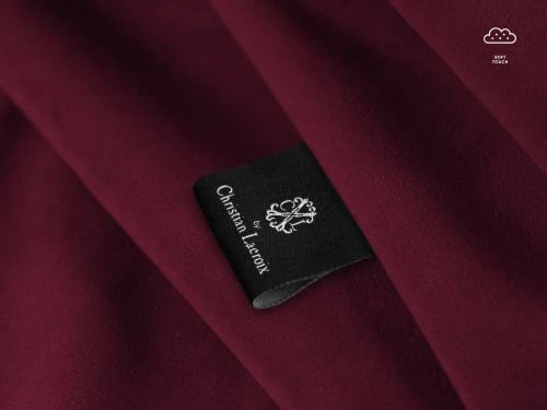 CXL By Christian Lacroix Méridiennes Méridien Veloursne 1 Place En Velours Rouge Foncé – Image 3