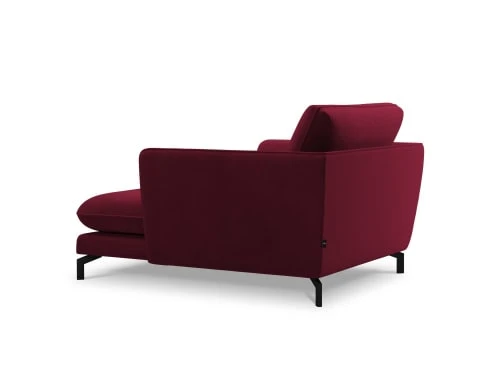 CXL By Christian Lacroix Méridiennes Méridien Veloursne 1 Place En Velours Rouge Foncé – Image 4