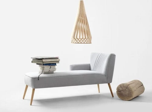 Custom Form Méridiennes Méridienne Accoudoir Angle Droit Marron – Image 4