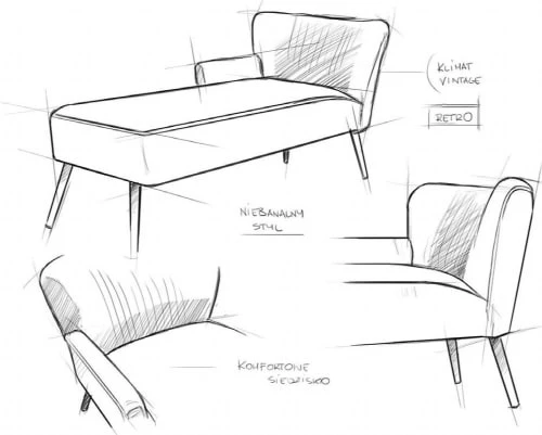 Custom Form Méridiennes Méridienne Accoudoir Angle Gauche Gris – Image 4