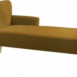 Custom Form Méridiennes Méridienne Accoudoir Angle Gauche Marron