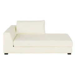 Maisons Du Monde Méridiennes Méridienne-coffre Droite Pour Canapé Modulable Ivoire