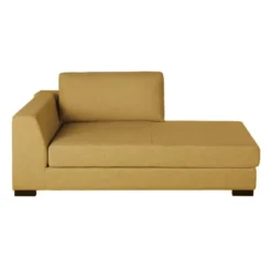 Maisons Du Monde Méridiennes Méridienne-coffre Gauche Pour Canapé Modulable Jaune