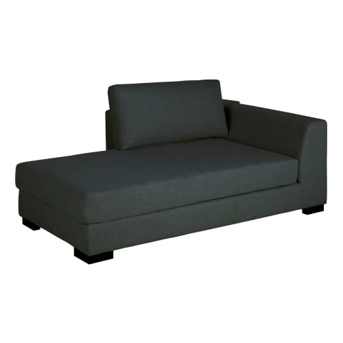 Maisons Du Monde Méridiennes Méridienne Coffre Pour Canapé Modulable Gris Anthracite – Image 2