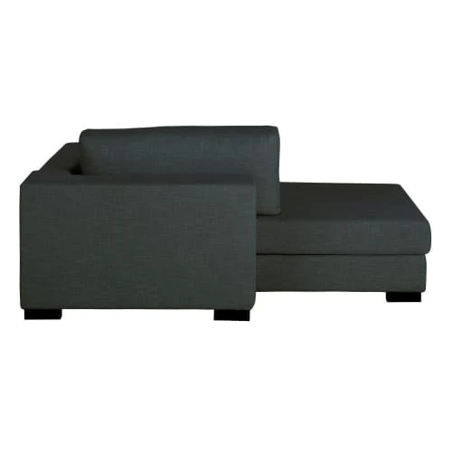 Maisons Du Monde Méridiennes Méridienne Coffre Pour Canapé Modulable Gris Anthracite – Image 3