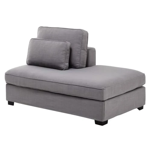 Maisons Du Monde Méridiennes Méridienne Droite Pour Canapé Modulable Gris Clair – Image 3