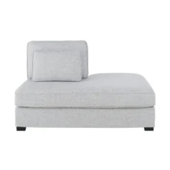 Maisons Du Monde Méridiennes Méridienne Droite Pour Canapé Modulable Gris Clair Chiné