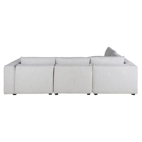 Maisons Du Monde Méridiennes Méridienne Droite Pour Canapé Modulable Gris Clair Chiné – Image 6