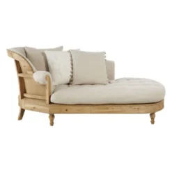 Maisons Du Monde Méridiennes Méridienne En Lin, Jute Et Pin Recyclé