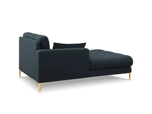 Micadoni Home Méridiennes Méridienne En Tissu Structuré Bleu – Image 3