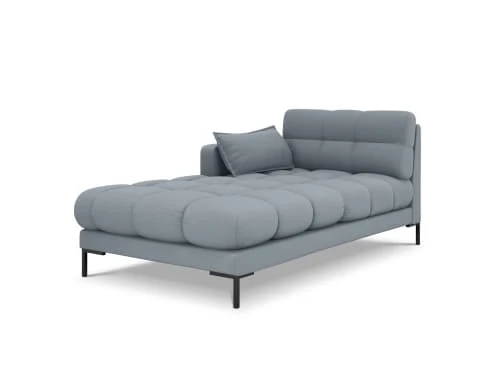 Micadoni Home Méridiennes Méridienne En Tissu Structuré Bleu Clair