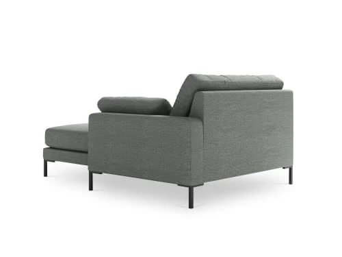 Micadoni Home Méridiennes Méridienne En Tissu Structuré Gris – Image 4