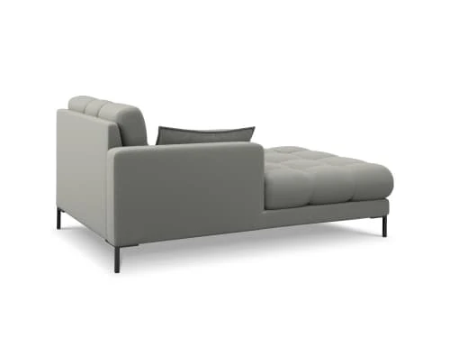 Micadoni Home Méridiennes Méridienne En Tissu Structuré Gris Clair – Image 3