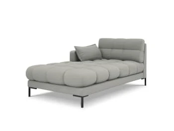 Micadoni Home Méridiennes Méridienne En Tissu Structuré Bleu Clair – Image 6