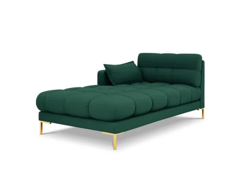 Micadoni Home Méridiennes Méridienne En Tissu Structuré Vert