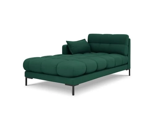 Micadoni Home Méridiennes Méridienne En Tissu Structuré Vert