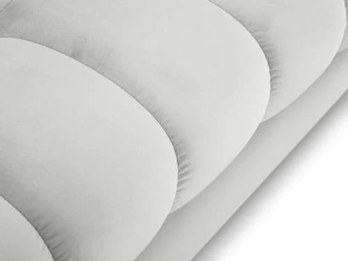 Micadoni Home Méridiennes Méridienne En Velours Argent – Image 4