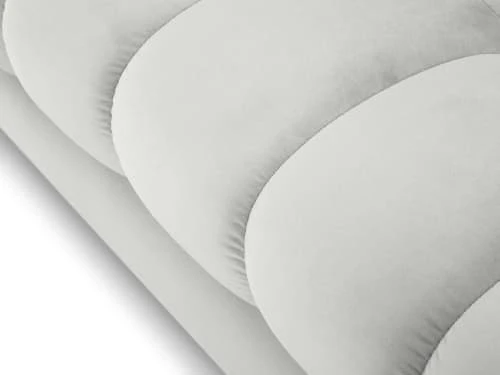 Micadoni Home Méridiennes Méridienne En Velours Argent – Image 4