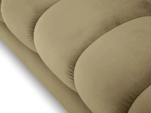 Micadoni Home Méridiennes Méridienne En Velours Beige – Image 4