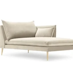 Micadoni Home Méridiennes Méridienne En Velours Beige