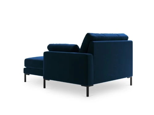 Micadoni Home Méridiennes Méridienne En Velours Bleu Roi – Image 4