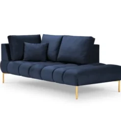 Micadoni Home Méridiennes Méridienne En Velours Bleu Roi