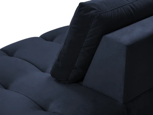 Micadoni Home Méridiennes Méridienne En Velours Bleu Roi – Image 4