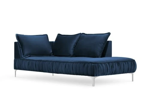 Micadoni Home Méridiennes Méridienne En Velours Bleu Roi