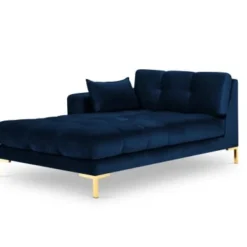 Micadoni Home Méridiennes Méridienne En Velours Bleu Roi