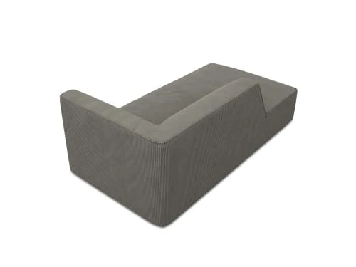 Micadoni Home Méridiennes Méridienne En Velours Côtelé Gris Clair – Image 4