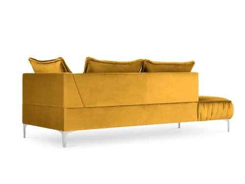 Micadoni Home Méridiennes Méridienne En Velours Jaune – Image 3