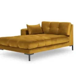 Micadoni Home Méridiennes Méridienne En Velours Jaune