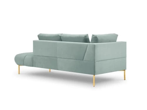 Micadoni Home Méridiennes Méridienne En Velours Menthe – Image 3