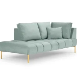 Micadoni Home Méridiennes Méridienne En Velours Menthe