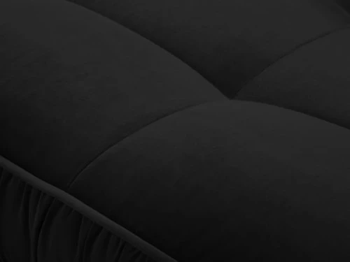 Micadoni Home Méridiennes Méridienne En Velours Noir – Image 4