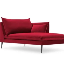 Micadoni Home Méridiennes Méridienne En Velours Rouge