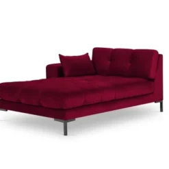 Micadoni Home Méridiennes Méridienne En Velours Rouge