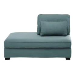 Maisons Du Monde Méridiennes Méridienne Gauche Pour Canapé Modulable Bleu Pétrole