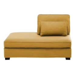 Maisons Du Monde Méridiennes Méridienne Gauche Pour Canapé Modulable Jaune Moutarde